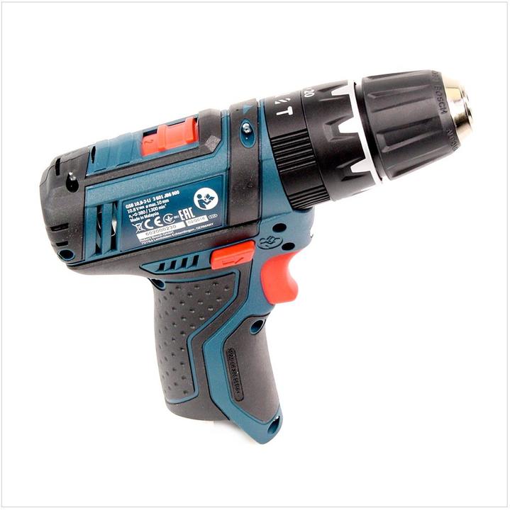 Image du produit Bosch Professional Bosch GSB 10,8-2-LI Perceuse visseuse à percussion sans fil, solo + L-Boxx - sans batterie, sans cha (Fonctionnement sur batterie)