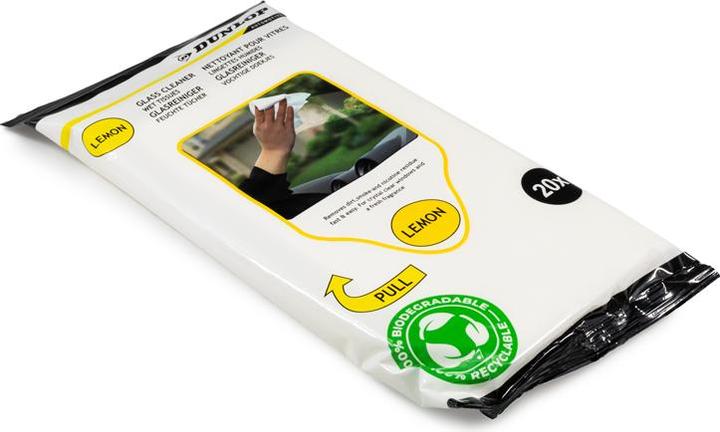 Productafbeelding Dunlop Glasreiniger vochtige doekjes 20st. (20 Pcs.)