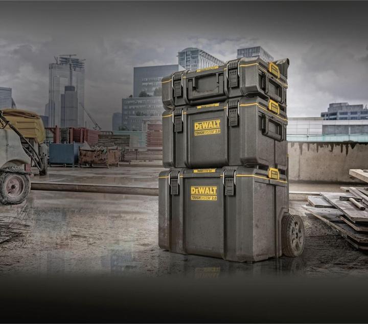 Produktbild DeWalt Kunststoff Werkzeugbox, L. 371mm B. 554mm H. 165mm (2 Teile)