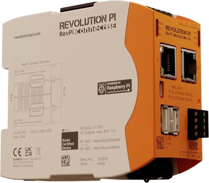 Kunbus RevPi Connect SE 16 GB PR100369 PLC expansion module 24 V/DC