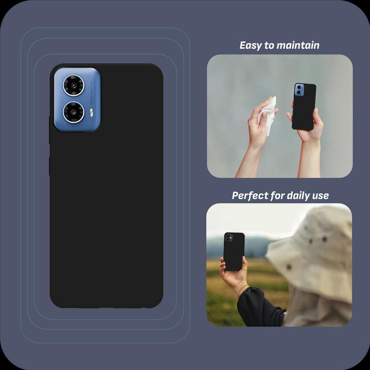 Produktbild Cazy Silikon Hülle Kompatibel mit Motorola Moto G34 - Soft TPU Schutz - (Motorola Moto G34)