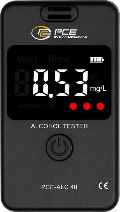 Actual product image PCE Instruments PCE-ALC 40 breathalyser incl. display, various units