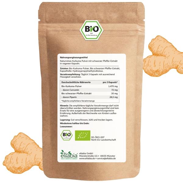 Actual product image Eltabia Kurkuma (200 Piece, Capsules)