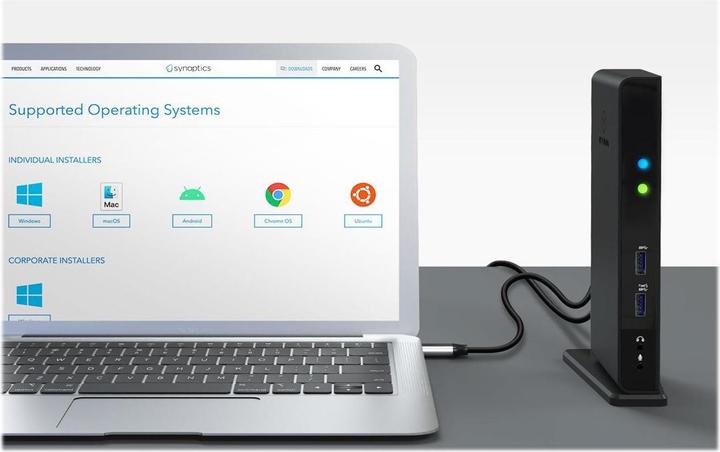Actual product image Icy Box IB-DK2241AC - USB Type-A 3.0 Multi Dock (USB-B, 11 Ports)