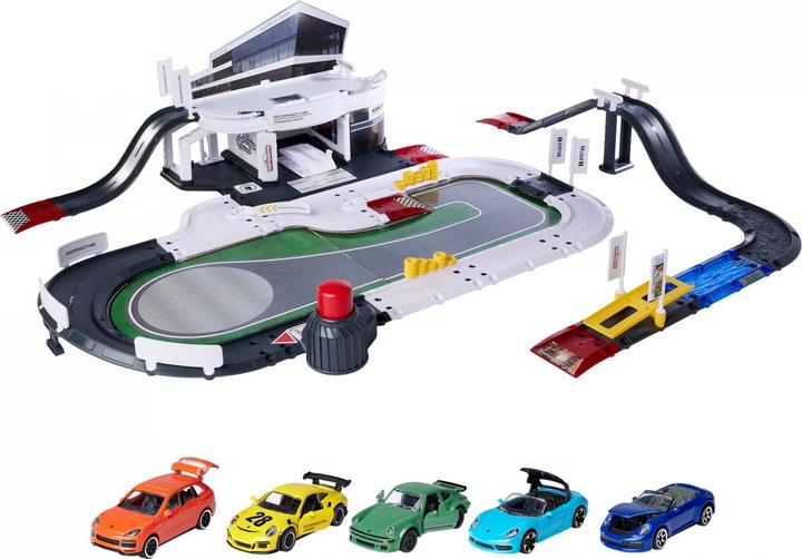 Immagine prodotto Majorette Porsche Exprerience Center con veicoli
