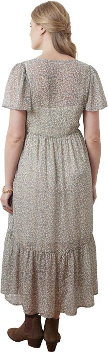 Actual product image Vertbaudet Maxi dress with flounces for pregnancy & breastfeeding (34)
