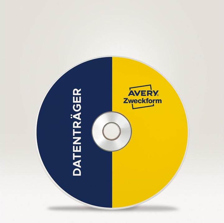 Produktbild Avery CD-Etiketten SuperSize