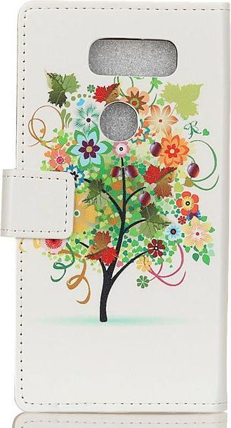Produktbild MU Style Leder Bookcover mit Muster (LG V30)