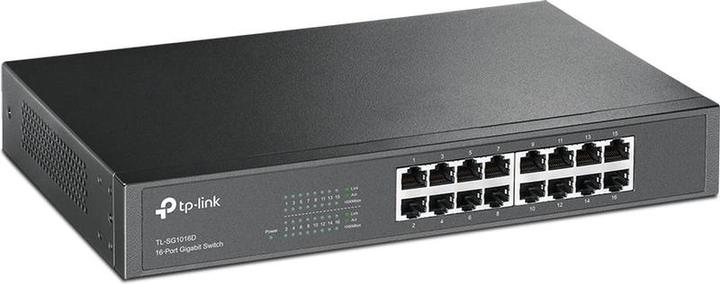 Actual product image TP-Link TL-SG1016D - Network switch - Unmanaged - 16 ports (16 ports)