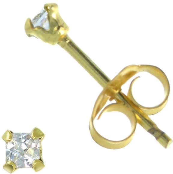 Immagine prodotto Bijouteria Orecchini (Argento 925, Placcatura in oro, Zirconia)