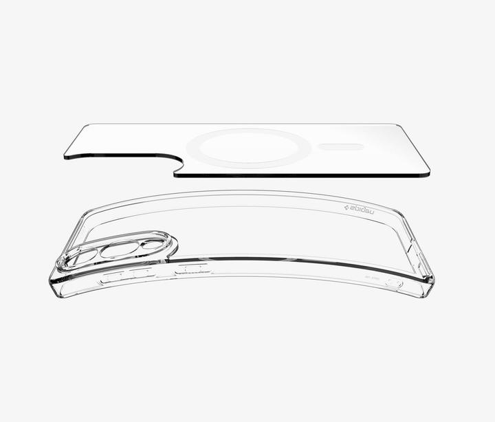 Image du produit Spigen - Ultra Hybrid MagSafe - Samsung Galaxy S25 Edge - Clear / White (Samsung Galaxy S25 Edge)