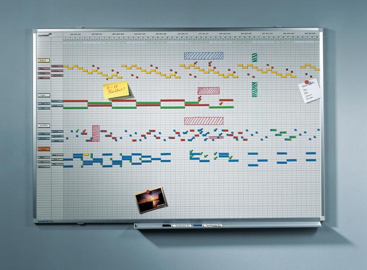 Produktbild Legamaster Magnethaftendes Whiteboard Jahresplaner 75 x 150 cm (75 x 150 cm)