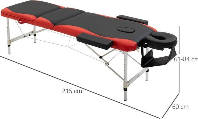 Immagine prodotto Swisshandel24 Lettini da massaggio pieghevoli Lettini cosmetici Lettino da massaggio regolabile in altezza con
