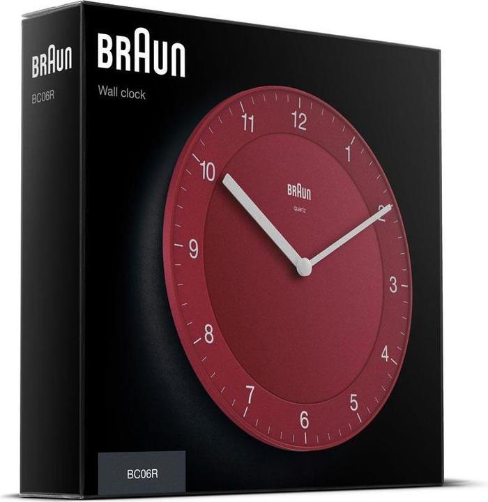 Produktbild Braun BC 06 R Quarzwanduhr analog (20 cm)