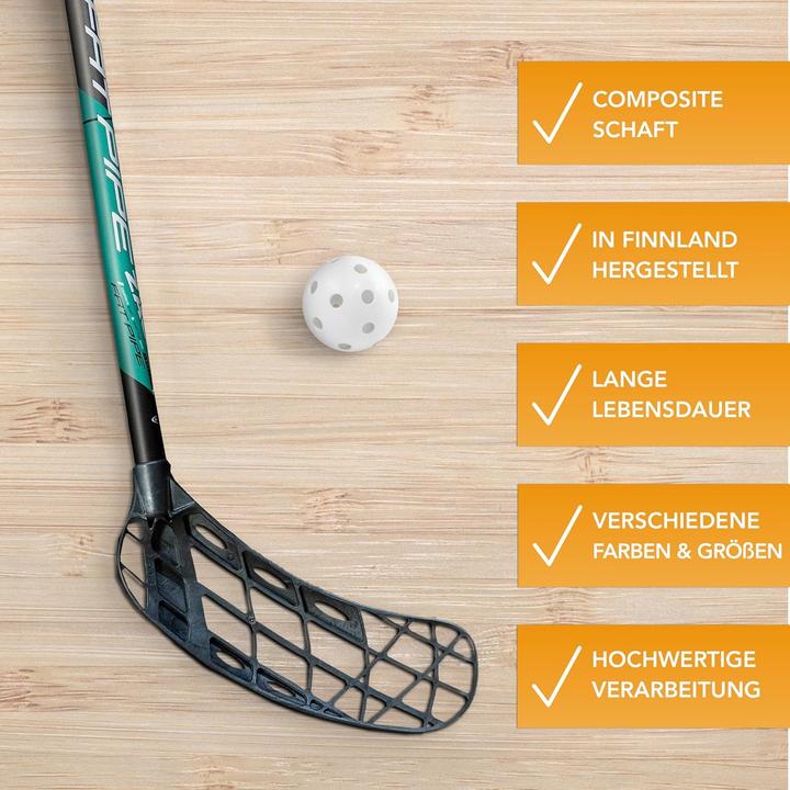 Fat Pipe Floorball Unihockey Schläger - ZACK 33 (77 cm, Left)