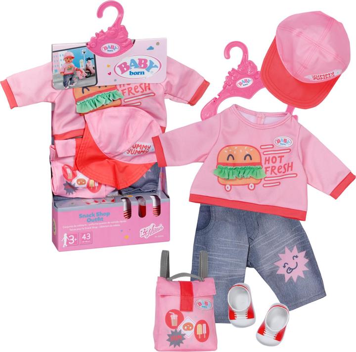 Produktbild Zapf Creation BABY born Snack Shop Outfit 43cm