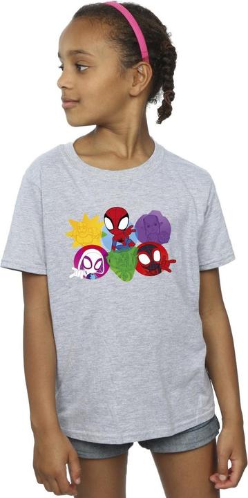 Immagine prodotto Spidey And His Amazing Friends Faces Maglietta Ragazze (152, 158)