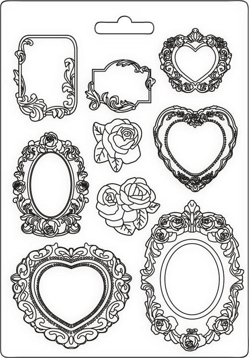 Image du produit Stamperia Moule "Precious - Cadre photo roses