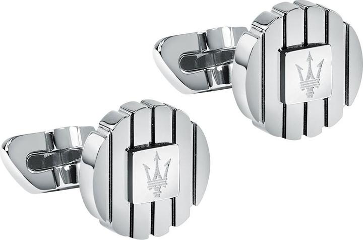 Actual product image Maserati Engraved Trident cufflinks (Stainless steel)