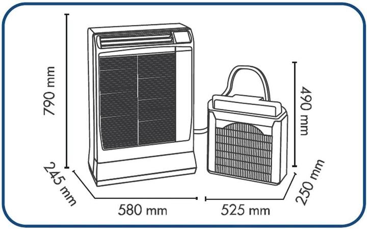 Produktbild Argo Ulisse 13 DCI Eco (40 m², 13500 BTU/h)