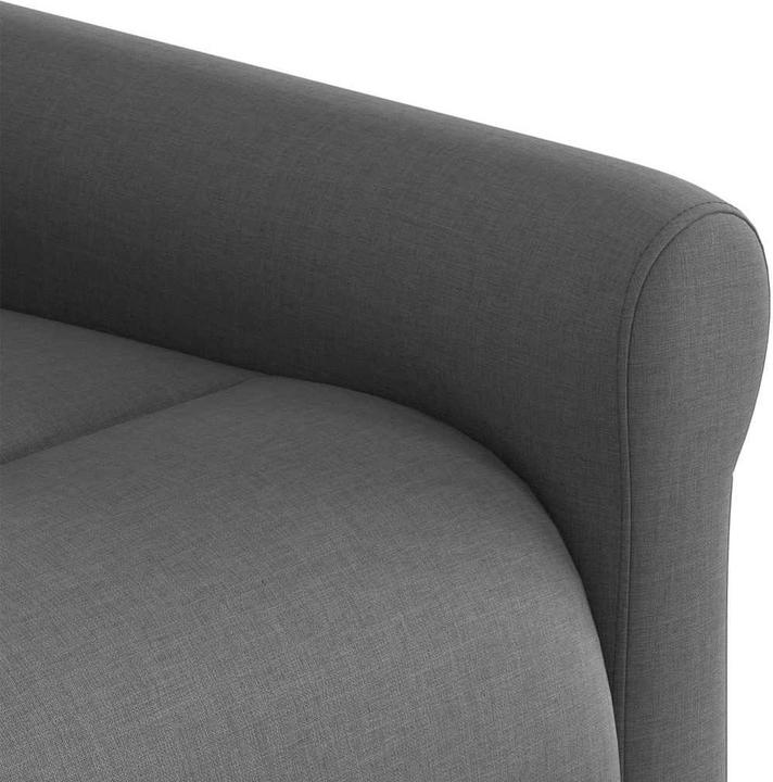 Actual product image VidaXL Massage armchair dark grey fabric massage TV armchair