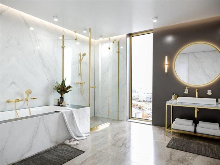 Produktbild hansgrohe Talis E Waschtischmischer (polished gold optic)