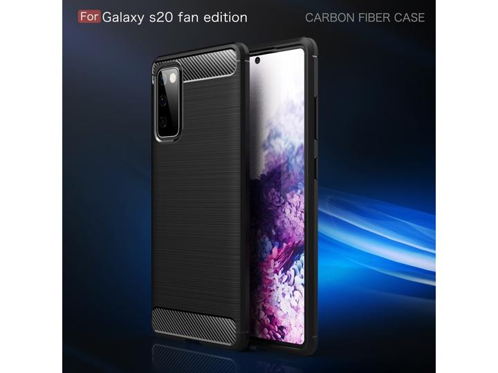 Produktbild Screenguard Carbon Brushed Soft TPU Case (Samsung Galaxy S20 FE)