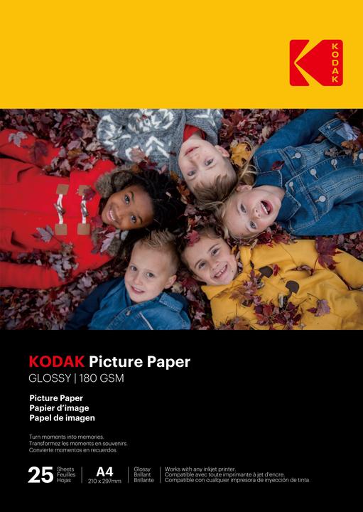 Immagine prodotto Kodak Carta fotografica (180 g/m², A4, 25 x)