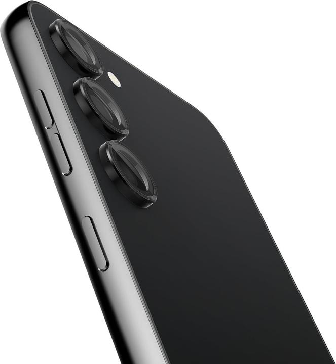 Actual product image Spigen Optics Pro Camera Sam S23/S23+ 2szt./2pcs czarny/black AGL05962 (2 Piece, Samsung Galaxy S23+, Samsung Galaxy S23, Samsung Galaxy S24+)