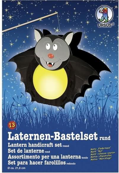 Actual product image Ursus Lantern craft set round /"Bat/"