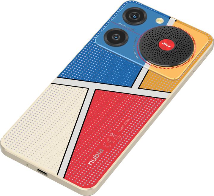 Actual product image Nubia Mobile Phone Music / 4GB / 128GB / (128 GB, Pop art, 6.60", Dual SIM, 50 Mpx, 4G)