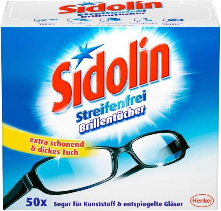 Actual product image Sidolin Glasses cleaning cloth Colour: blue Colour: blue