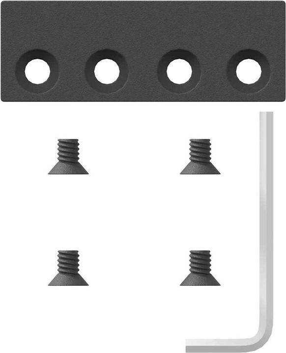 Image du produit VidaXL Kit de ferrures de portes coulissantes 183 cm Acier noir Kit de ferrures de portes coulissantes