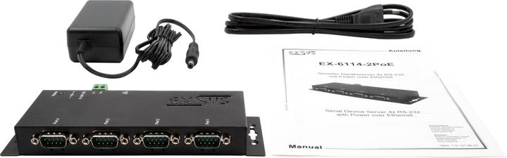 Produktbild Exsys Serial Device Server 4x RS232, PoE