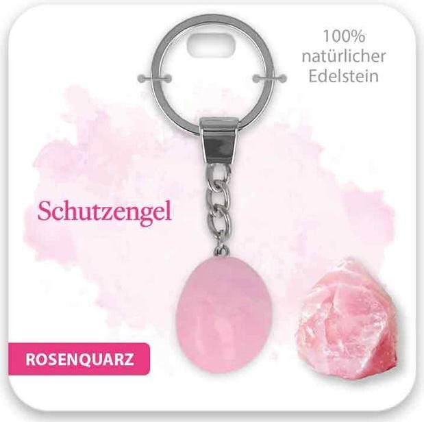 Actual product image BB Klostermannn Schlsselanhnger Rosenquarz Schutzengel