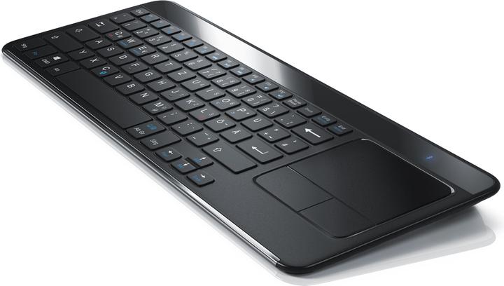 Produktbild Aplic Wireless Tastatur, Slim Bluetooth Keyboard mit Touchpad & Multitouch Gestensteuerung (DE, Kabellos)