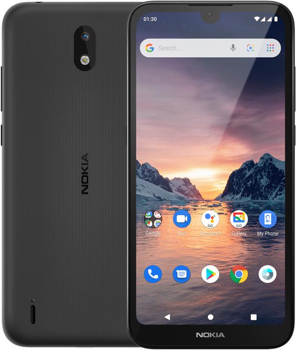 Actual product image Nokia 1.3 (16 GB, Charcoal, 5.71", Dual SIM, 8 Mpx, 4G)