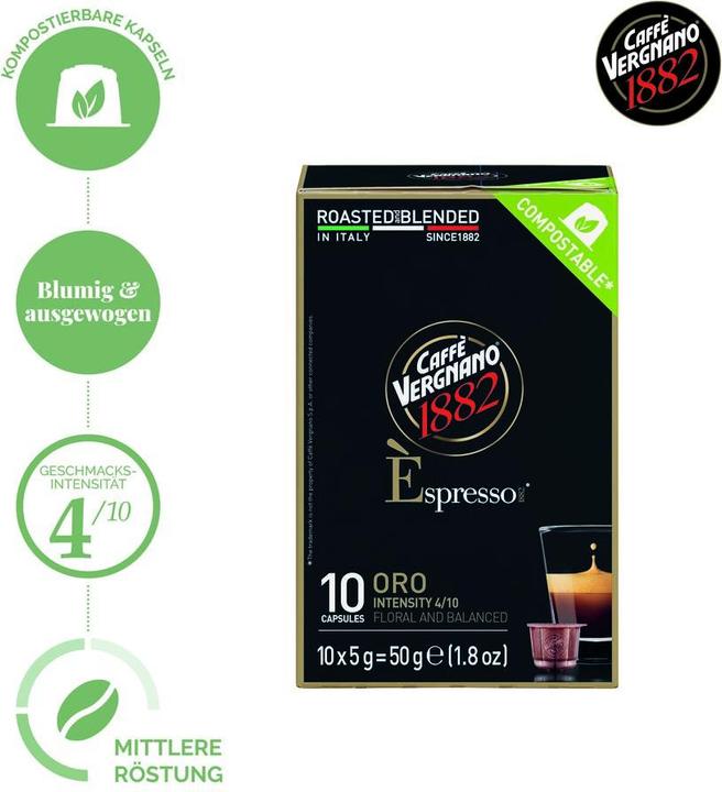 Produktbild Caffè Vergnano Arabica (1 x Port.)