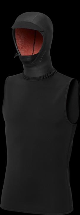 Actual product image Mystic Neoprene top with hood 3/2mm (3/2 mm, XL)