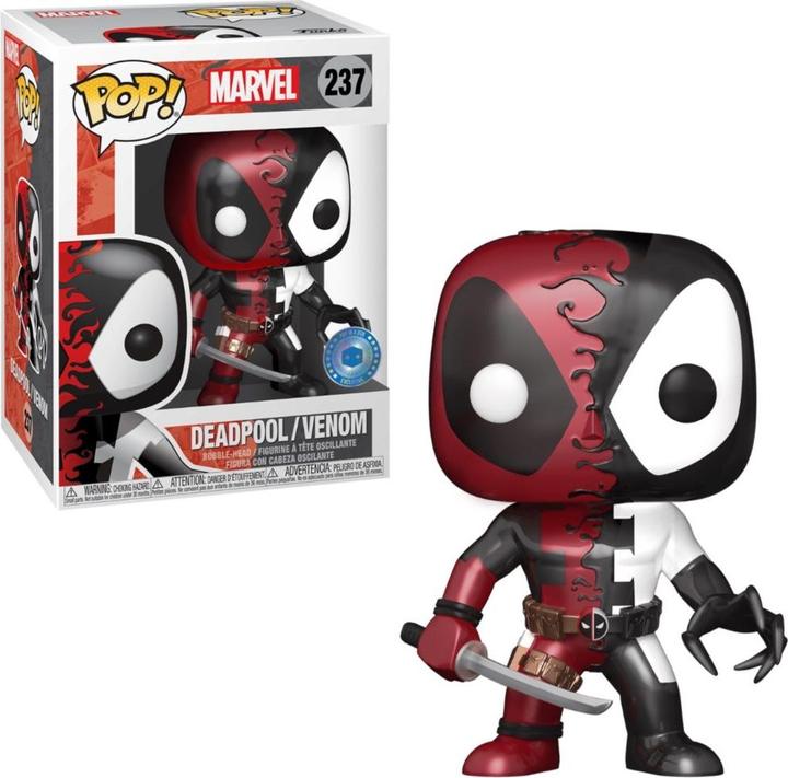 Image du produit Funko POP! Marvel Deadpool / Venom Métallique Exclusive Pop in a Box