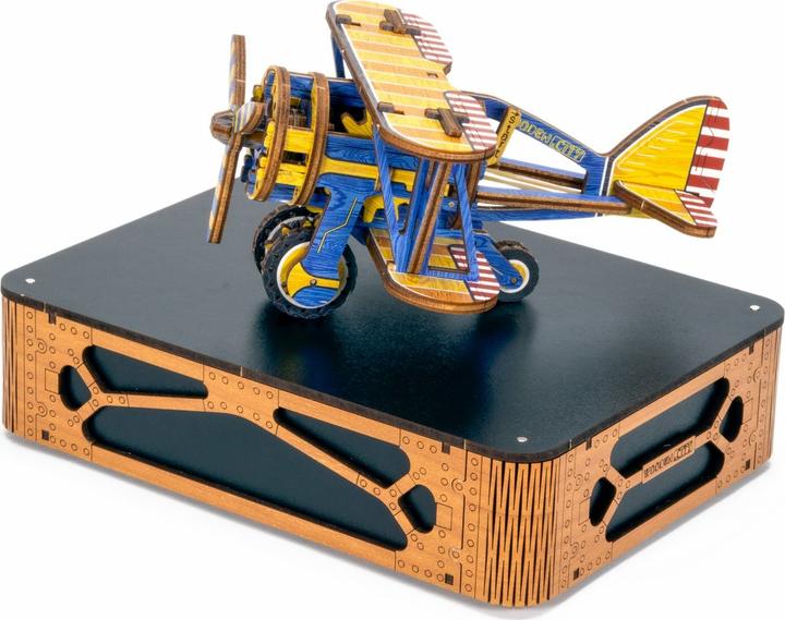 Actual product image WoodenCity WOODEN CITY 3D Puzzle Biplane Limited Edition 65 pieces (65 pieces)