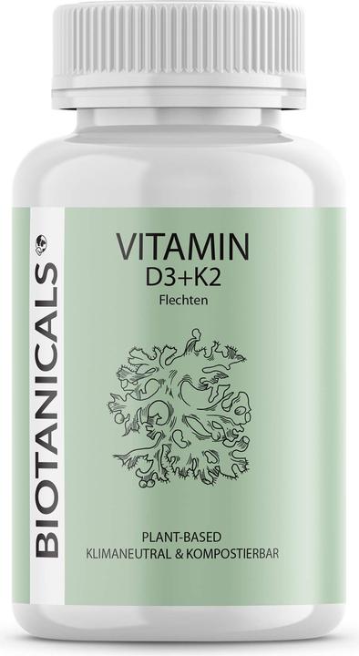 Immagine prodotto Biotanicals Vitamina D3 + K2 150 capsule (150 Pezzo/i, Pillole, 86 g)