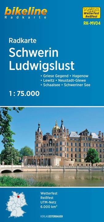 Produktbild Radkarte Schwerin Ludwigslust (RK-MV04)