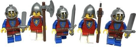 Productafbeelding LEGO Gevechtspakket Loewenritter geschikt voor 10305 Loewenritterburg - 10505 NIEUW! Hoeveelheid 5x (10505, LEGO Accessoires)