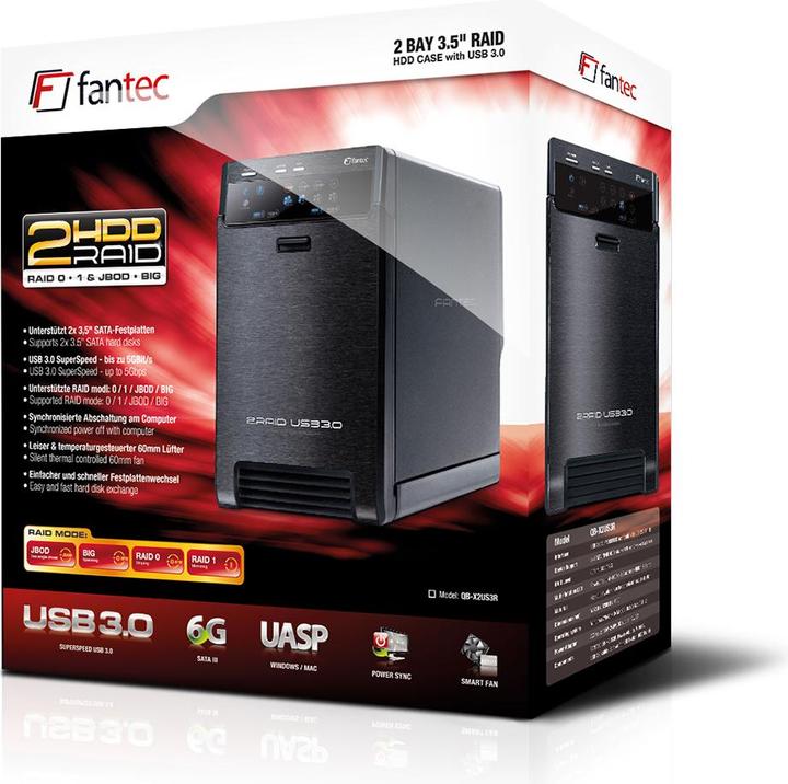 Image du produit Fantec QB-X2US3R (3.5")