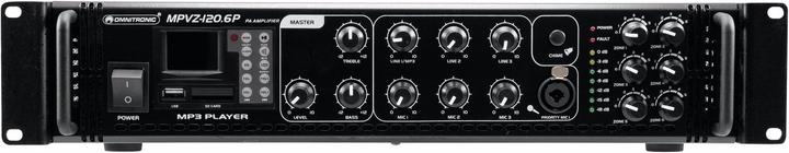 Actual product image Omnitronic MPVZ-120.6P (Amplifier)