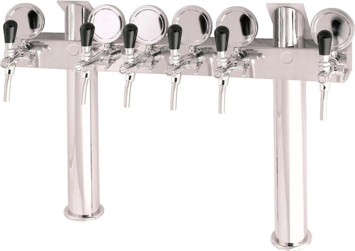 Actual product image Ich-zapfe Schanksäule, Bierzapfsäule 6-leitig, Modell Tower