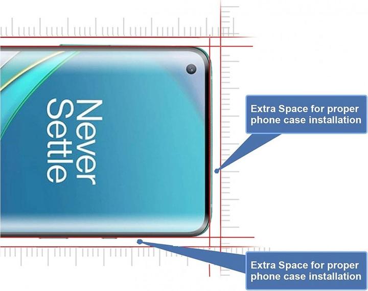 Produktbild Screenguard OnePlus 9 Pro Full Screen Panzerglas Schutzfolie 2.5D 9H (1 Stück, OnePlus 9 Pro)