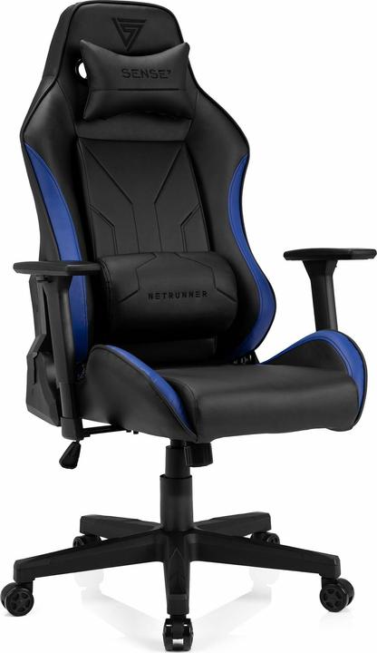 Actual product image Sense Gaming chair Sense7 Netrunner Gaming Chair, Black-blue
