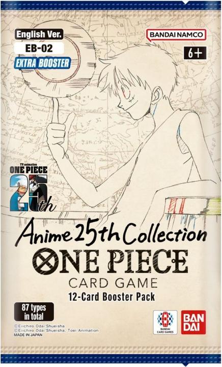 Immagine prodotto Bandai Memorial Anime 25th Collection - Extra Booster Pack EB-02 - One Piece Card Game - EN (Inglese, Pacchetto Booster)